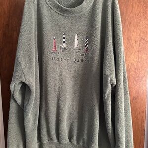 Source Unknown Forest Green Lighthouse Sweatshirt